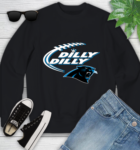 NFL Carolina Panthers Dilly Dilly Football Sports Youth Sweatshirt 2