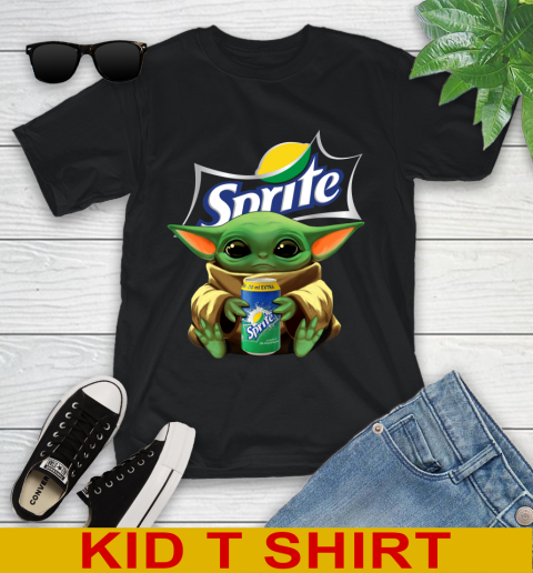 Star Wars Baby Yoda Hugs Sprite Soft Drink Shirt 102