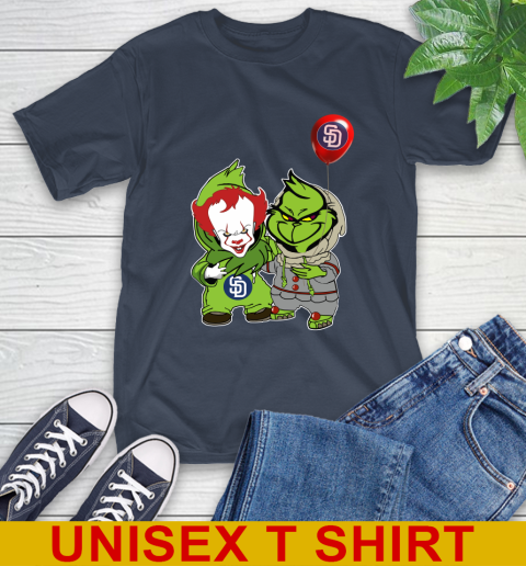 Baby Pennywise Grinch Christmas MLB Baseball San Diego Padres T-Shirt 4