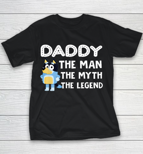 Bluey Dad Working For Father Day Lover Youth T-Shirt