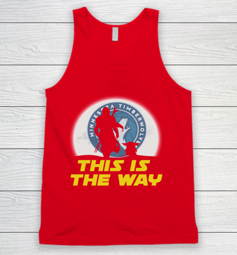 Minnesota Timberwolves NBA Basketball Star Wars Yoda And Mandalorian This Is The Way Tank Top 5