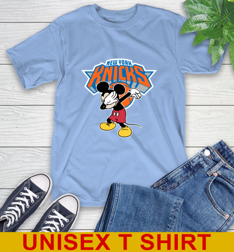New York Knicks NBA Basketball Dabbing Mickey Disney Sports T-Shirt 11