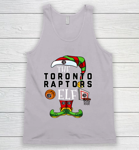 Toronto Raptors Christmas ELF Funny NBA Tank Top 3