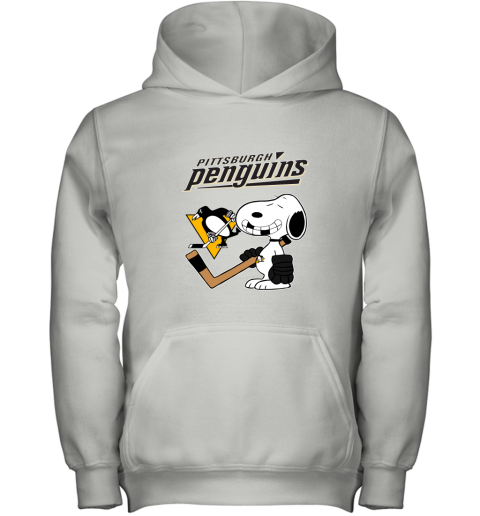 Pittsburgh Penguins Ice Hockey Broken Teeth Snoopy NHL Youth Hoodie