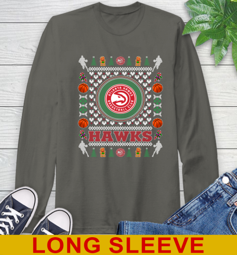 Atlanta Hawks Merry Christmas NBA Basketball Loyal Fan Long Sleeve T-Shirt 10