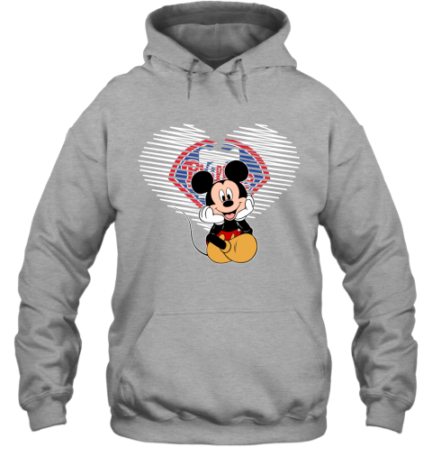 MLB Philadelphia Phillies The Heart Mickey Mouse Disney Baseball T Shirt 7R90z9jtDHm hoodie 23 95 151514 front sport grey