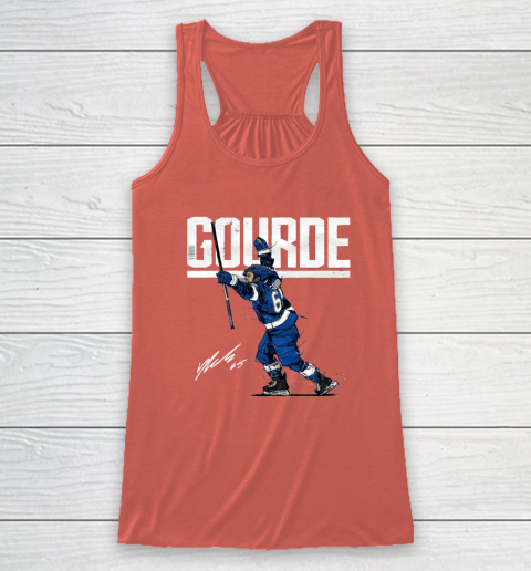 Yanni Gourde For Tampa Bay Lightning Fans Racerback Tank 3