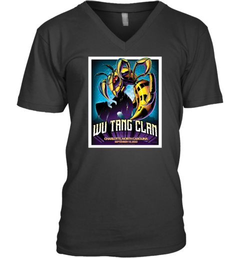 Wu Tang Clan Charlotte September 18, 2022 V-Neck T-Shirt
