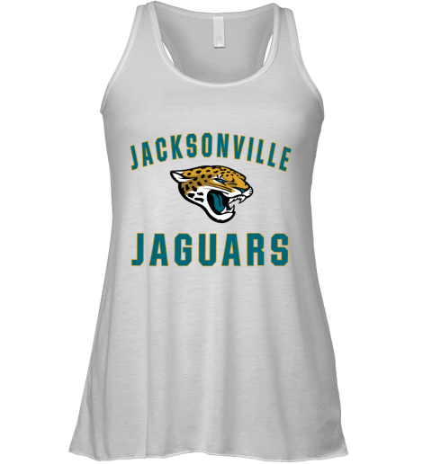 Jacksonville Jaguars Nfl Line By Fanatics Branded Vintage Victory Racerback Tank