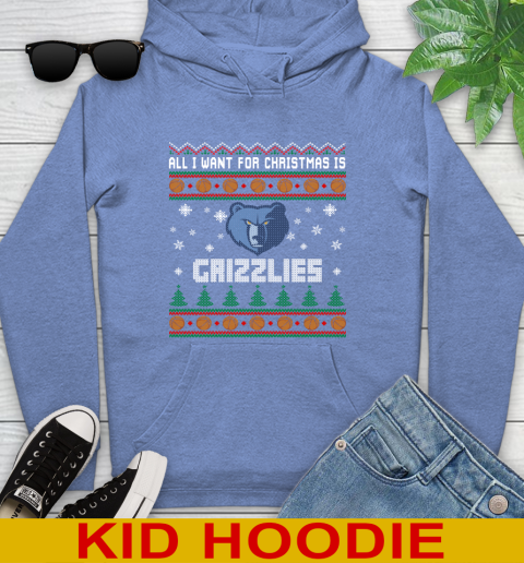 NBA All I Want For Christmas Is Memphis Grizzlies Basketball Sports 139