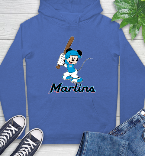 MLB Baseball Miami Marlins Cheerful Mickey Mouse Shirt Hoodie 9