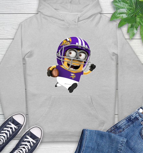 NFL Minnesota Vikings Minions Disney Football Sports Hoodie 6