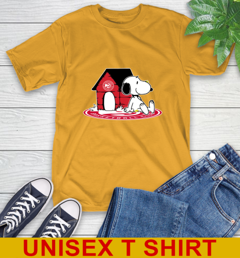 NBA Basketball Atlanta Hawks Snoopy The Peanuts Movie Shirt T-Shirt 3