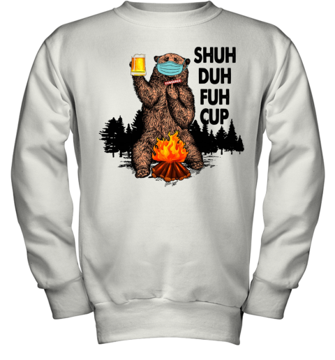 Bear Beer Shuh Duh Fuh Cup Youth Sweatshirt