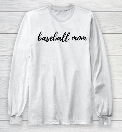 Mother's Day Funny Gift Ideas Apparel  Baseball Mother T Shirt Long Sleeve T-Shirt