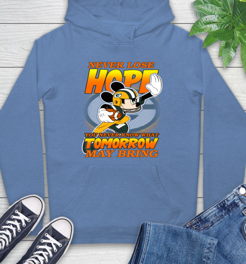 Green Bay Packers NFL Football Mickey Disney Never Lose Hope Hoodie 11