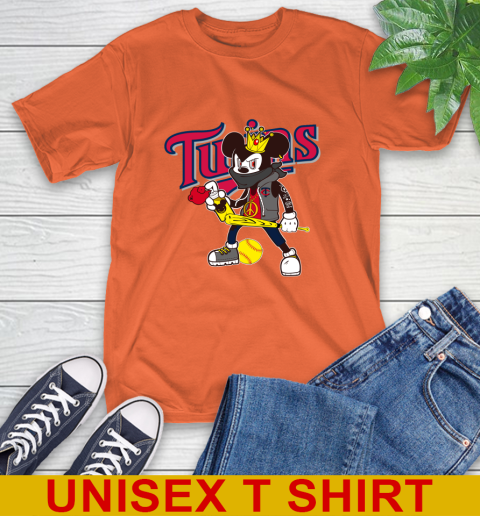 Minnesota Twins MLB Baseball Mickey Peace Sign Sports T-Shirt 5