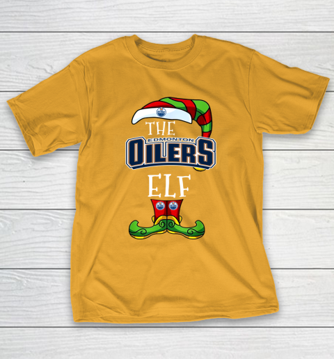 Edmonton Oilers Christmas ELF Funny NHL T-Shirt 2