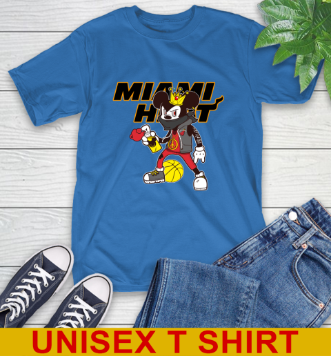Miami Heat NBA Basketball Mickey Peace Sign Sports T-Shirt 9