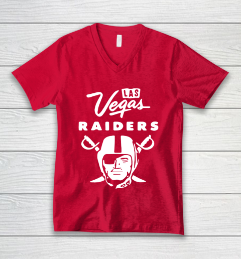 Las Vegas Raider V-Neck T-Shirt 7 Las Vegas Raider V-Neck T-Shirt - Image 7