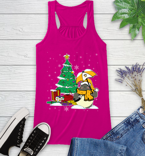 Pittsburgh Penguins NHL Hockey Cute Tonari No Totoro Christmas Sports Racerback Tank 7
