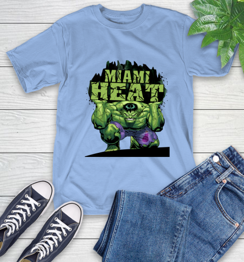 Miami Heat NBA Basketball Incredible Hulk Marvel Avengers Sports T-Shirt 11