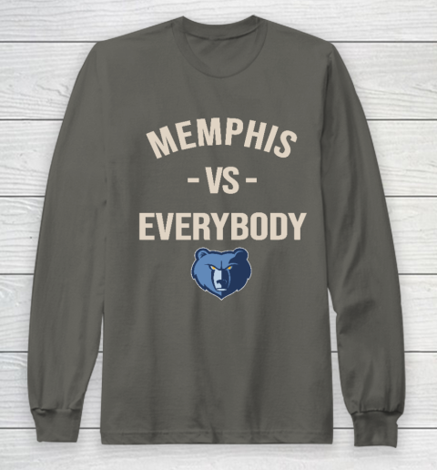 Memphis Grizzlies Vs Everybody Long Sleeve T-Shirt 5