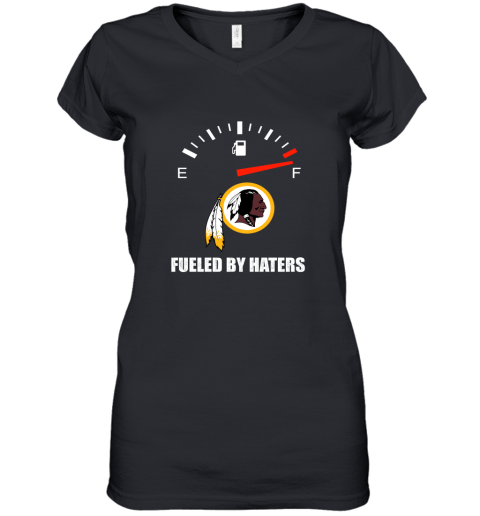 Fueled By Haters Maximum Fuel Washington Redskins Women's V-Neck T-Shirt