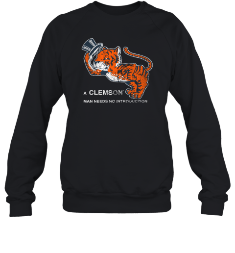 Tigertown Graphics Clemson Man Fleece Sweatshirt