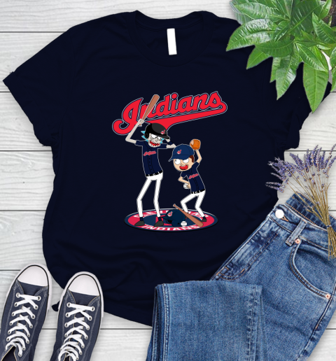 MLB Cleveland Indians Rick And Morty Baseball 93