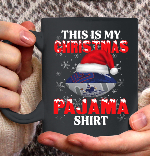 New York Giants This Is My Christmas Pajama Shirt NFL Ceramic Mug 11oz