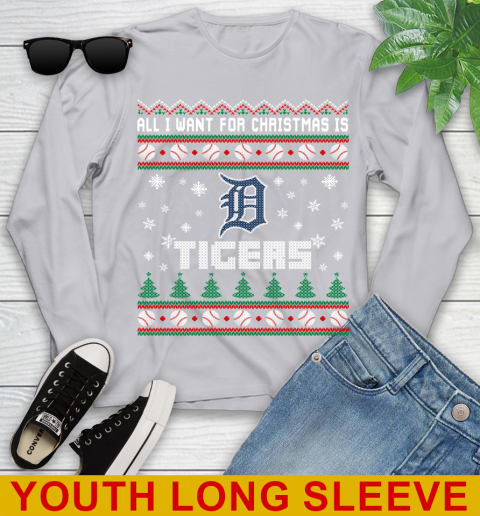 MLB All I Want For Christmas Is Detroit Tigers Baseball Sports 121