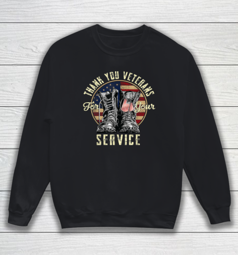 Thank you Veterans For Your Service Veterans Day Sweatshirt