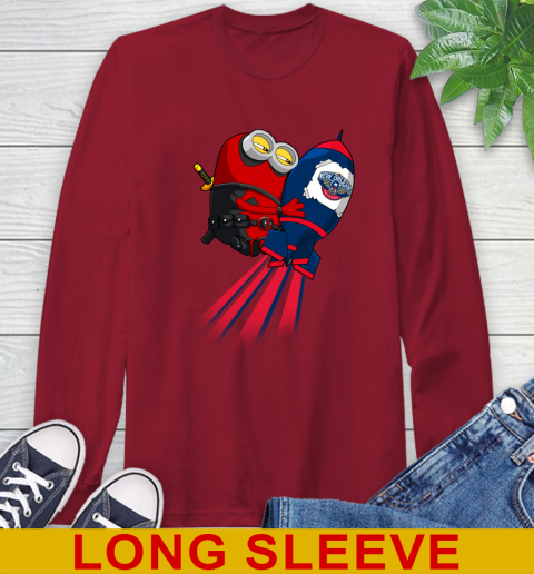 NBA Basketball New Orleans Pelicans Deadpool Minion Marvel Shirt Long Sleeve T-Shirt 9