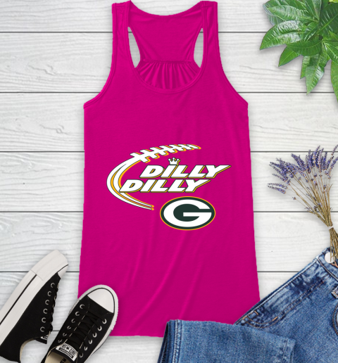 NFL Green Bay Packers Dilly Dilly Football Sports Racerback Tank 8