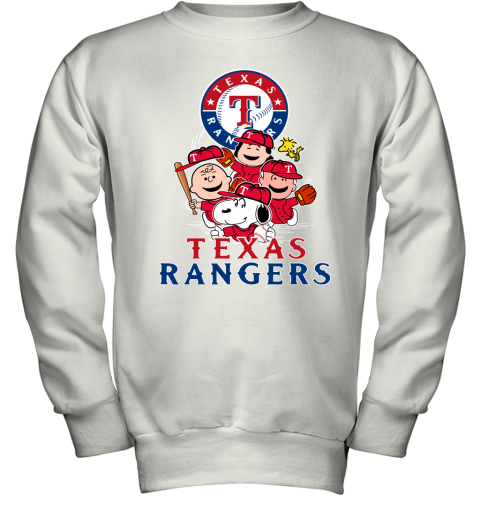 Peanuts Charlie Brown And Snoopy Playing Baseball Texas Rangers  shirt,sweater, hoodie, sweater, long sleeve and tank top