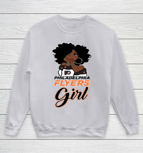 Philadelphia Flyers Girl NHL Youth Sweatshirt 4