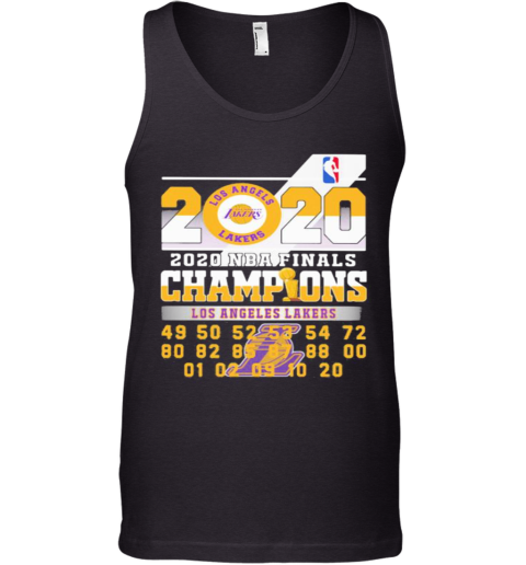 2020 Nba Finals Champions Los Angeles Lakers Tank Top