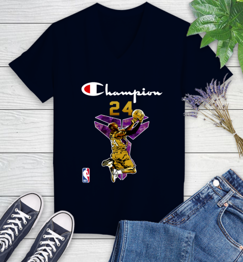 Kobe Bryant Champion Black Mamba 24 Shirt 73