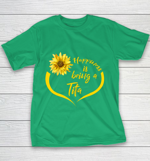 Womens Tita Gift Happiness Is Being A Tita Youth T-Shirt 3
