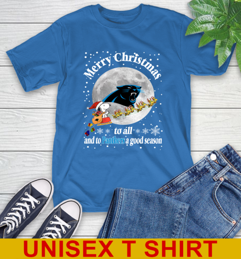 Carolina Panthers Merry Christmas To All And To Panthers A Good Season NFL Football Sports T-Shirt 11