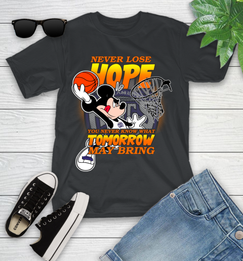 Sacramento Kings NBA Basketball Mickey Disney Never Lose Hope Youth T-Shirt