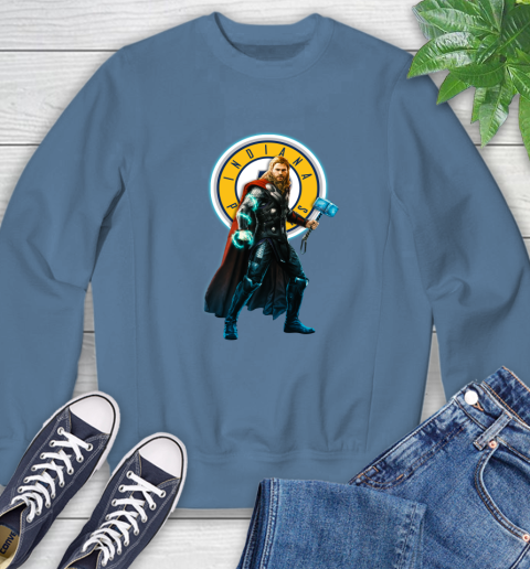 NBA Thor Avengers Endgame Basketball Indiana Pacers Sweatshirt 7