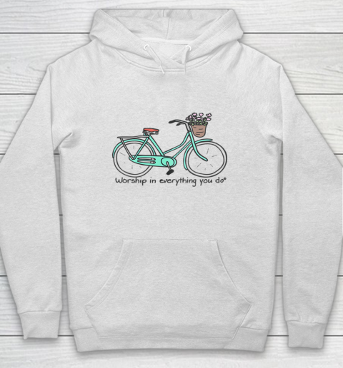 Cheerful Bicycling Hoodie