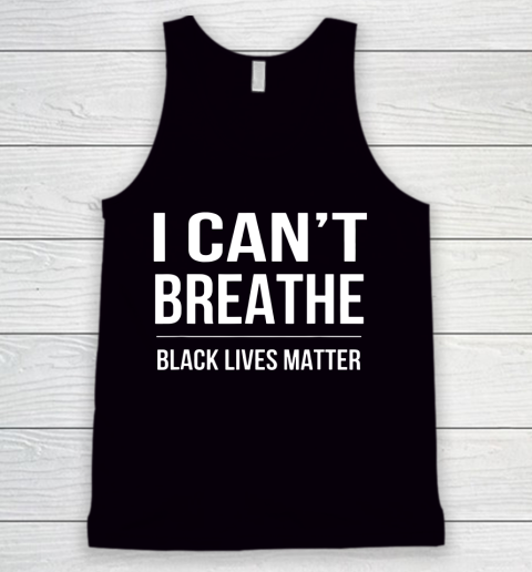 Bubba Wallace I Can't Breathe Black Lives Matter Tank Top
