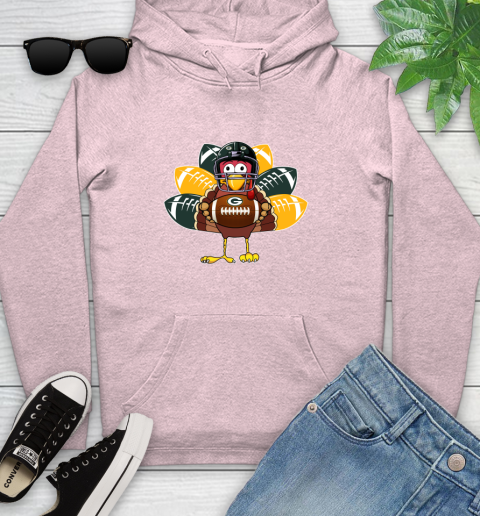 Green Bay Packers Turkey Thanksgiving Day Youth Hoodie 10