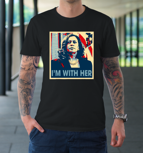 I'm With Her Kamala Vote For 2024 President Kamala Harris T-Shirt