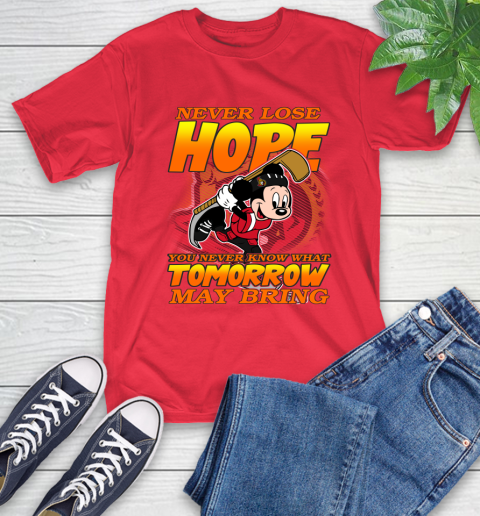 Ottawa Senators NHL Hockey ootball Mickey Disney Never Lose Hope T-Shirt 11