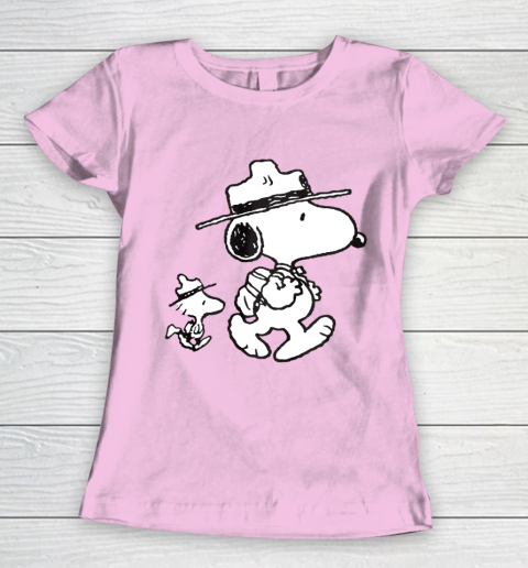 Funny Snoopy Woodstock Camping Women's T-Shirt 6