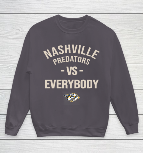 Nashville Predators Vs Everybody Youth Sweatshirt 5